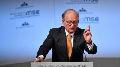 M&uuml;nchner Sicherheitskonferenz: Ischinger will Leitung abgeben