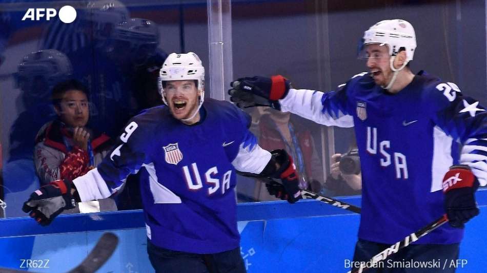 US-Eishockeyteam reisen mit 15 Collegespielern zu Olympia