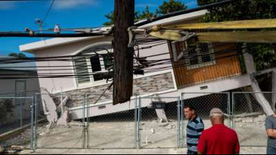 Heftiges Erdbeben sorgt für Stromausfall in ganz Puerto Rico