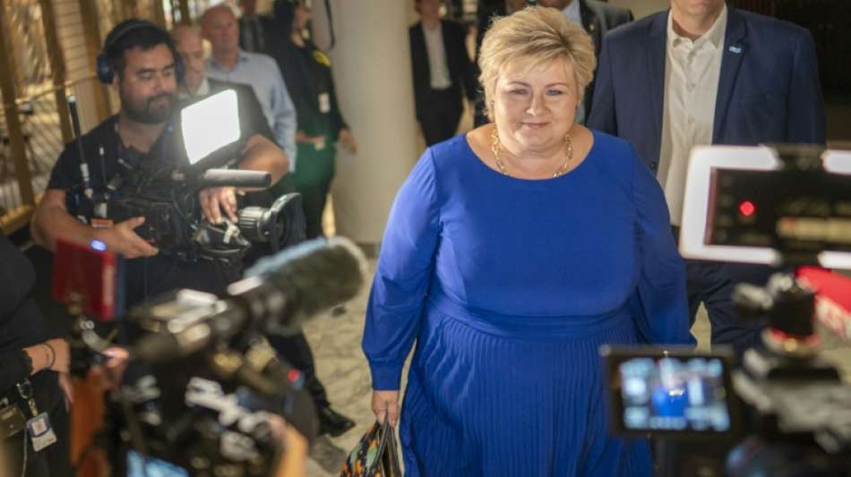 Norwegens Ministerpr&auml;sidentin Solberg gesteht Wahlniederlage ein