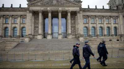 Polizei verst&auml;rkt nach Sturm auf US-Kapitol Schutz des Bundestags