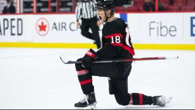 Eishockey - NHL: St&uuml;tzle mit zw&ouml;lftem Saisontor bei Ottawa-Sieg