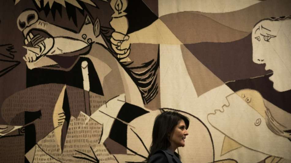 "Guernica"-Wandteppich h&auml;ngt wieder vor UN-Sicherheitsrat