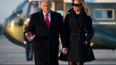 Melania Trump verurteilt Gewalt bei Sturm auf US-Kapitol