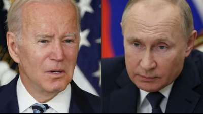Biden und Putin beginnen Telefonat zu Ukraine-Konflikt