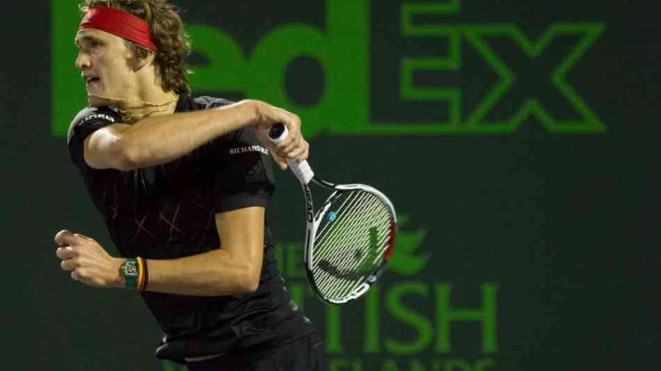 Tennis: Alexander Zverev in Miami beim ATP-Masters im Halbfinale