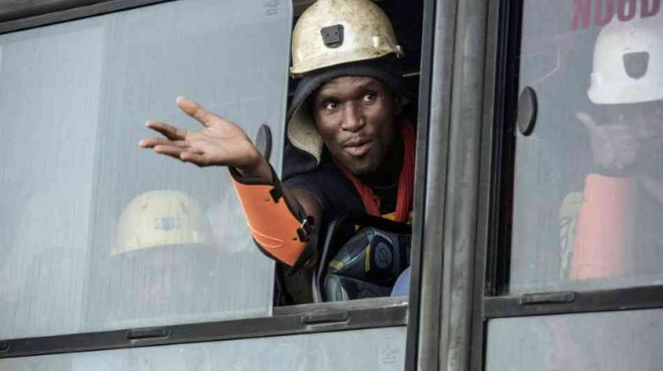 Südafrika: Alle Arbeiter aus Goldmine zurück an der Erdoberfläche