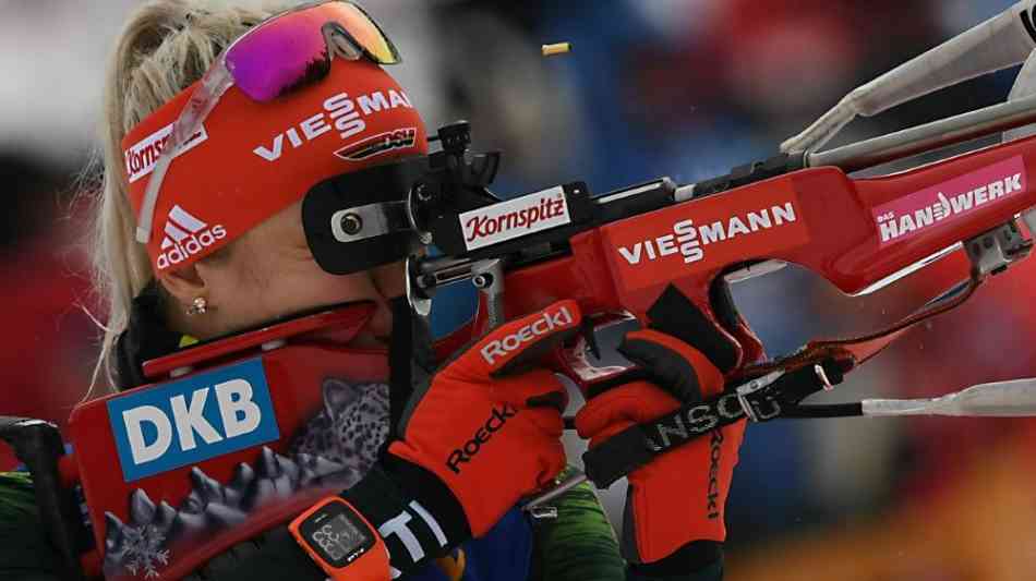 Deutschland - Biathlon: Frauen-Staffel in Oberhof auf Platz zwei