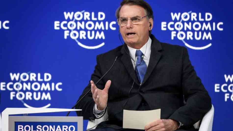 Bolsonaro preist in Davos das "neue Brasilien" unter seiner Regierung