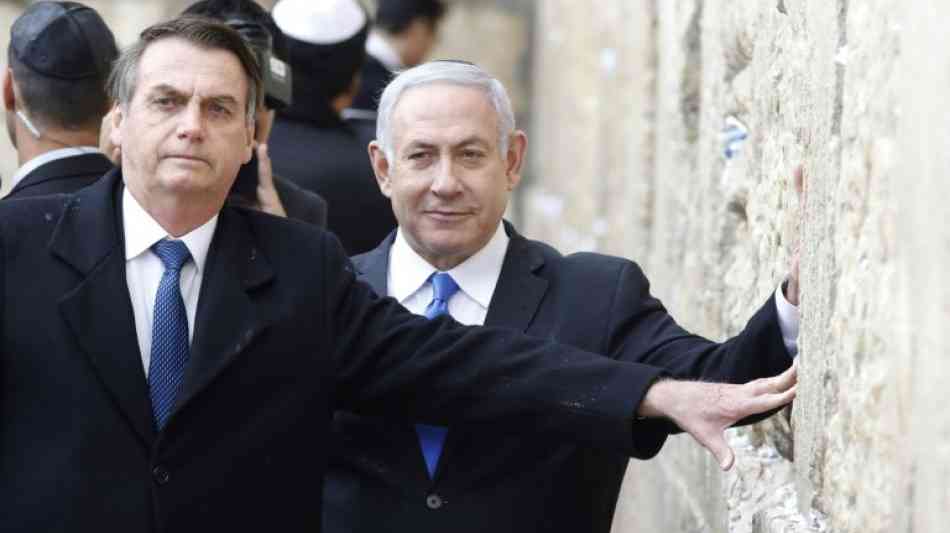 Brasilianischer Präsident besucht mit Netanjahu Klagemauer im Ostteil Jerusalems