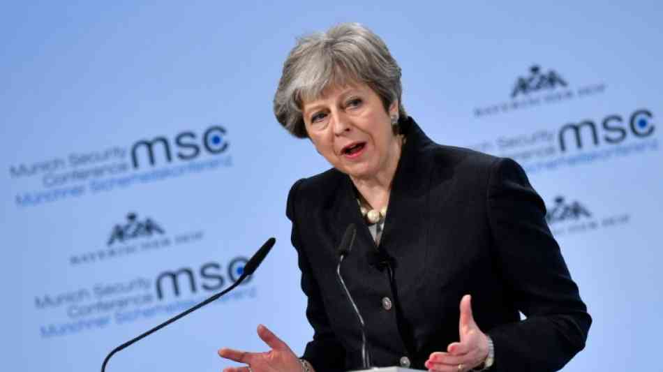 Britische Premierministerin wirbt für enge Sicherheitspartnerschaft mit der EU