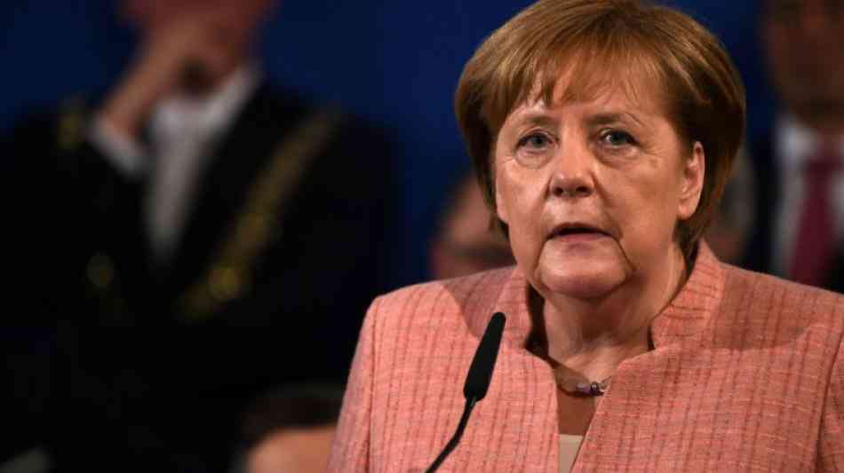 Bundeskanzlerin Angela Merkel besucht den Katholikentag in Münster