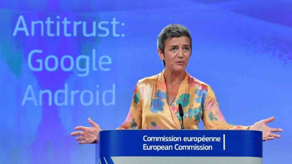 EU geht mit Rekordstrafe gegen "illegale Praktiken" von Google vor