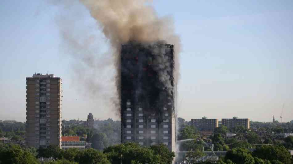 Empörung über Video mit brennender Nachbildung des Londoner Grenfell Tower