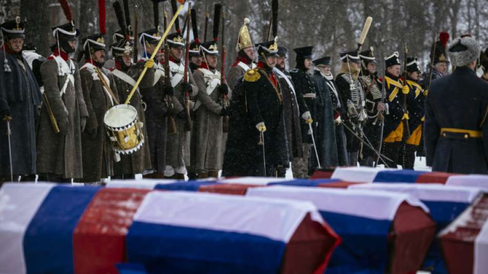 Russland und Frankreich bestatten 200 Jahre nach Napoleons Russlandfeldzug Tote