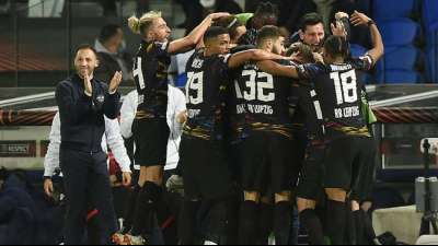 Fu&szlig;ball: RB Leipzig erreicht das Achtelfinale der Europa League