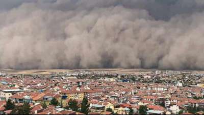 Sandsturm über Ankara - Mindestens sechs Verletzte