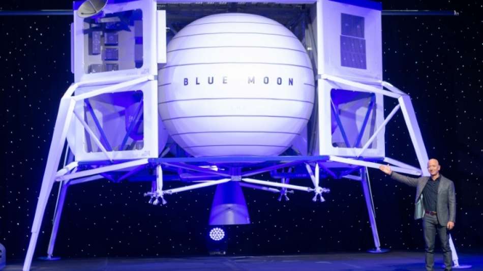 Amazon-Chef Bezos stellt Mondlanderprojekt "Blue Moon" vor