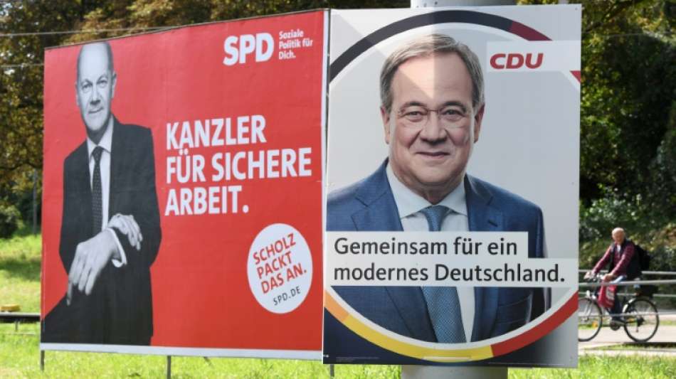 Aktuell liegen SPD und Union komplett gleichauf