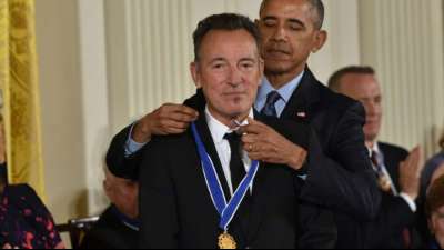 Barack Obama und Bruce Springsteen ver&ouml;ffentlichen ein Buch