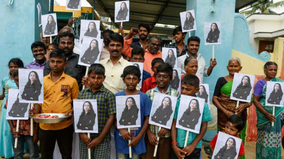 Indisches Dorf in Feierstimmung wegen Amtseinf&uuml;hrung von US-Vizepr&auml;sidentin 