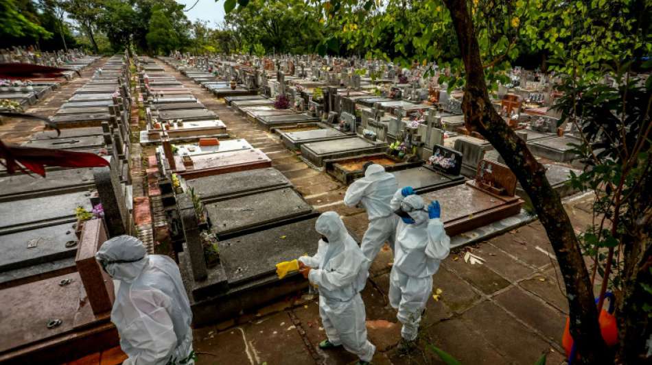 Zahl der Corona-Toten in Brasilien auf  400.000 angestiegen