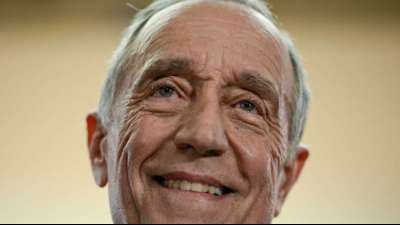 Portugals Pr&auml;sident Rebelo de Sousa mit absoluter Mehrheit wiedergew&auml;hlt 