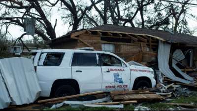 USA: Hurrikan "Ida" richtet "gro&szlig;e" Sch&auml;den in Louisiana an