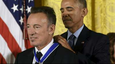 Barack Obama und Bruce Springsteen ver&ouml;ffentlichen gemeinsamen Podcast