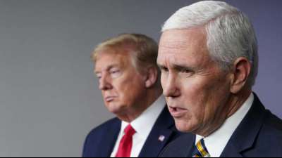USA: Pence will keine Absetzung Trumps durch Kabinett