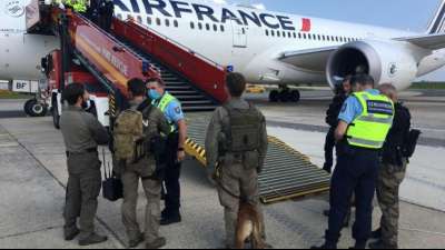 Falscher Sprengstoff-Alarm in Paris wegen Air-France-Flugzeugs aus dem Tschad