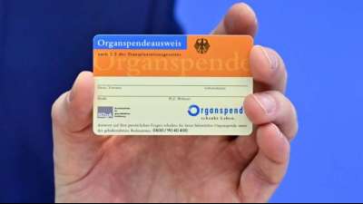 Entscheidung zur Organspende von 44 Prozent schriftlich dokumentiert