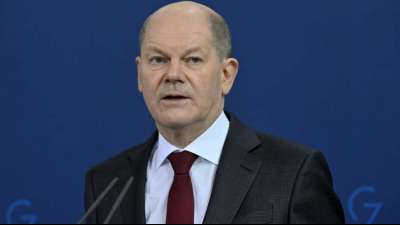 Scholz: Russischer Angriff auf Ukraine "Bruch des V&ouml;lkerrechts"