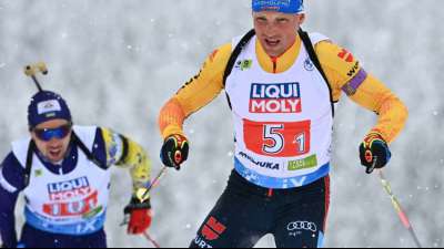 Deutsche Mixed-Staffel startet mit Platz sieben in Biathlon-WM