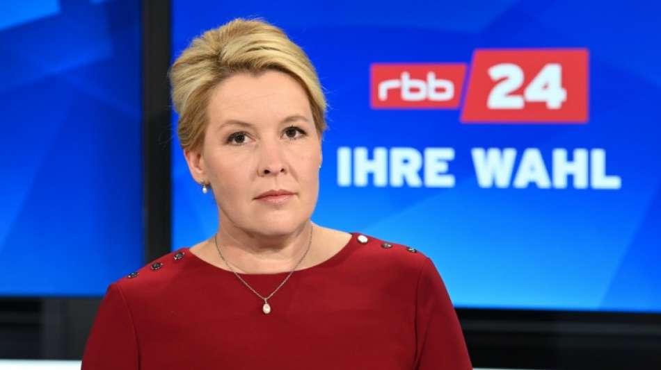 Giffey holt Direktmandat bei Berliner Abgeordnetenhauswahl