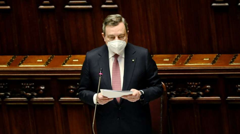 Draghi wirbt im Parlament f&uuml;r milliardenschweren Corona-Wiederaufbauplan