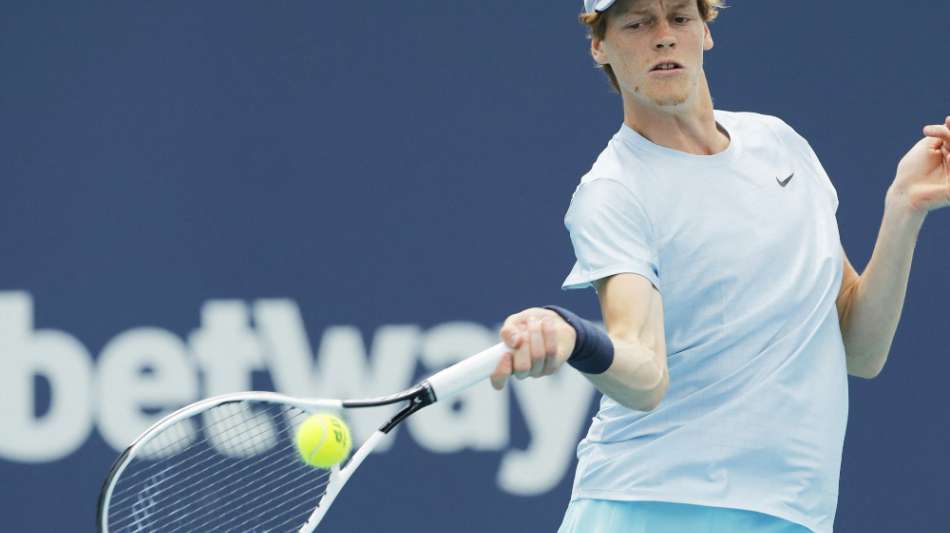 Supertalent Sinner verliert Miami-Finale gegen Hurkacz