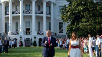 USA: Trump erwägt zentrale Wahlkampfrede im Weißen Haus