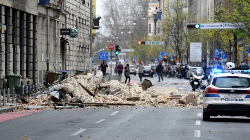 Mindestens ein Toter bei Erdbeben in kroatischer Hauptstadt Zagreb