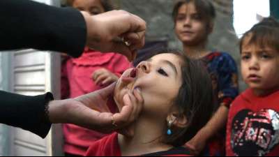 Erste Polio-Impfkampagne in Afghanistan seit Macht&uuml;bernahme der Taliban gestartet