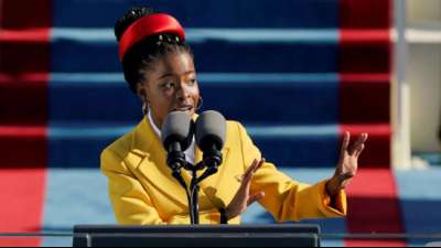 Junge Dichterin ruft bei Amtseinf&uuml;hrung Bidens zu Einigkeit und Vers&ouml;hnung auf