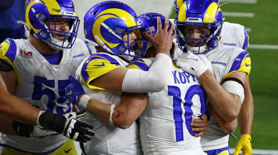 Favorit Los Angeles Rams gewinnen den 56. Super Bowl