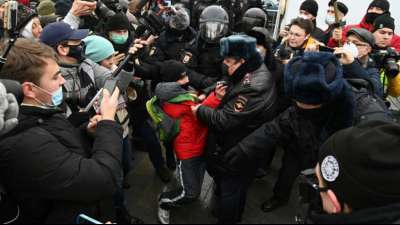 Moskau wirft US-Diplomaten Verbreitung von Marschrouten f&uuml;r Nawalny-Anh&auml;nger vor