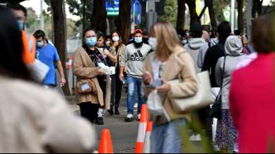 Corona-Lockdown in Sydney f&uuml;r geimpfte B&uuml;rger aufgehoben