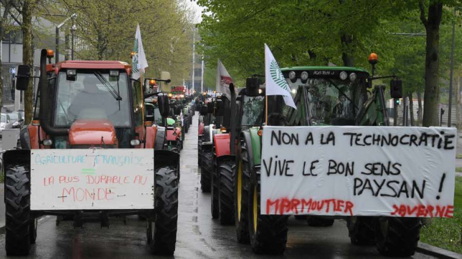 Bauern in Frankreich protestieren gegen EU-Agrarpolitik 