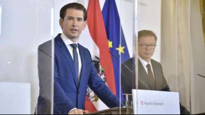 Österreichs Kanzler Kurz verkündet zweiten Lockdown ab Dienstag