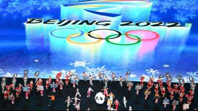 Er&ouml;ffnungsfeier der Olympischen Winterspiele in Peking begonnen