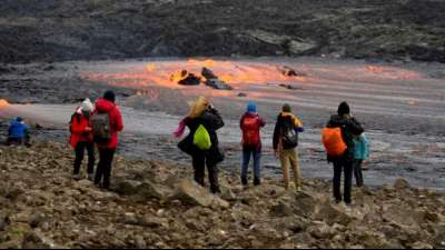 S&uuml;dwestlich von Reykjavik l&auml;ngster Vulkanausbruch seit mehr als 50 Jahren