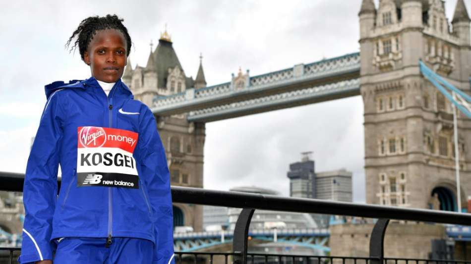 Weltrekordlerin Kosgei gewinnt erneut London-Marathon