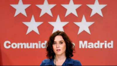 Regionalpr&auml;sidentin D&iacute;az Ayuso ruft Neuwahlen f&uuml;r Region Madrid f&uuml;r 4. Mai aus